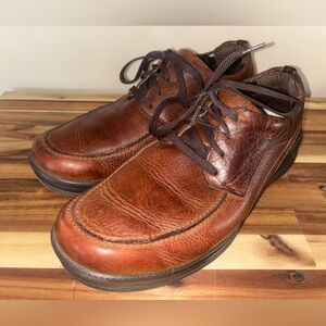 SAS Men’s Leather Lace-Up Comfort Shoes – Brown | Made in USA Size 11.5